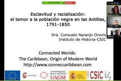 30-04-2020 Webminar. Esclavitud y racialización el temor a la población negra en las Antillas, 1791-1850